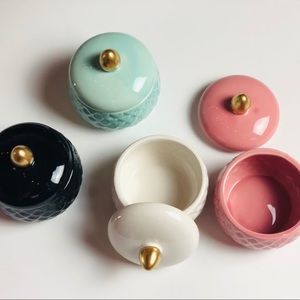 Cute Trinket / Jewelry Jar w/ Lid